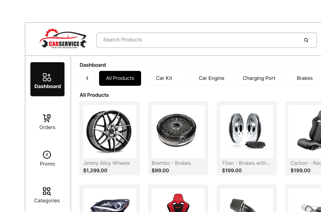 Customise sales receipts