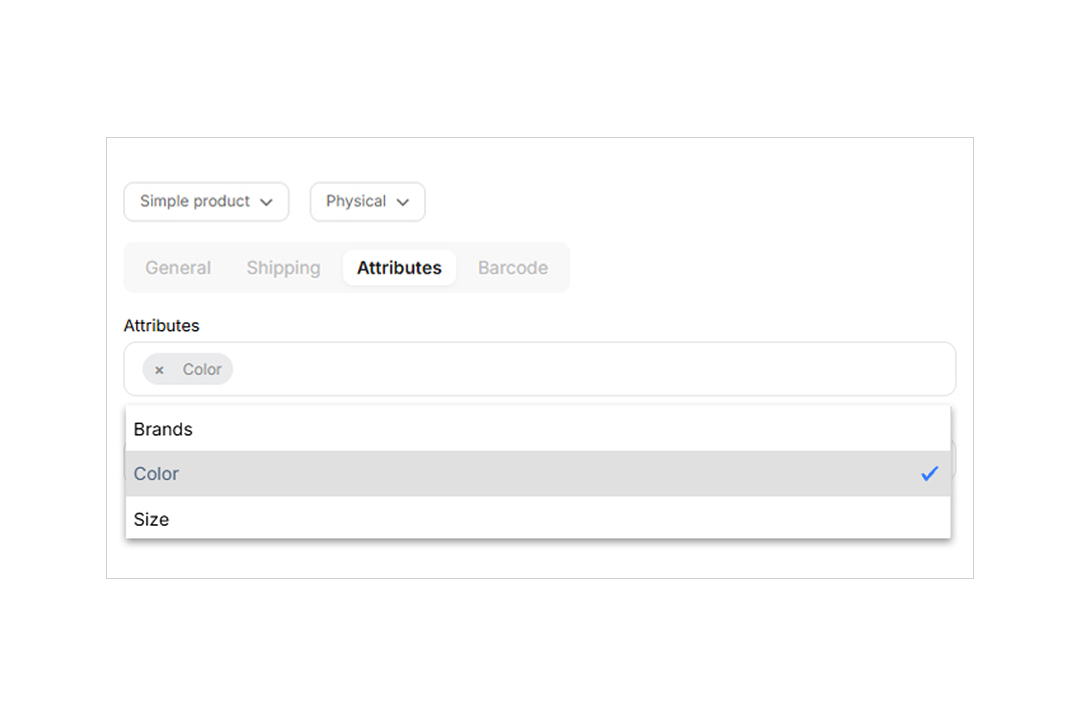 Customise sales receipts