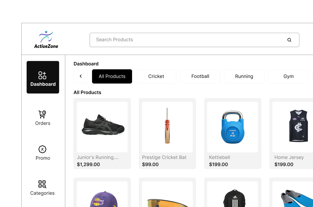 Customise sales receipts